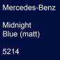 Preview: Mercedes-Benz, Midnight Blue (matt), 5214.